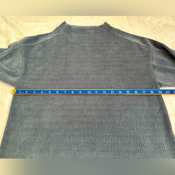 Madewell Striped Jacquard Funnelneck Top - Picture 6 of 8